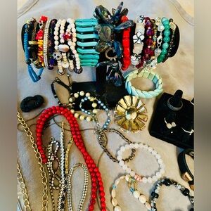 Lot of Costume Jewelry. Some are Vintage.